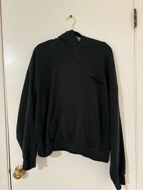 Black Essentials Hoodie